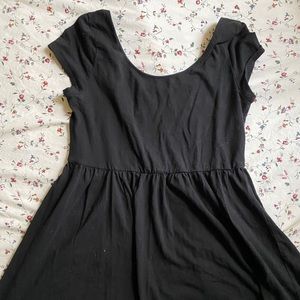 Black short dress